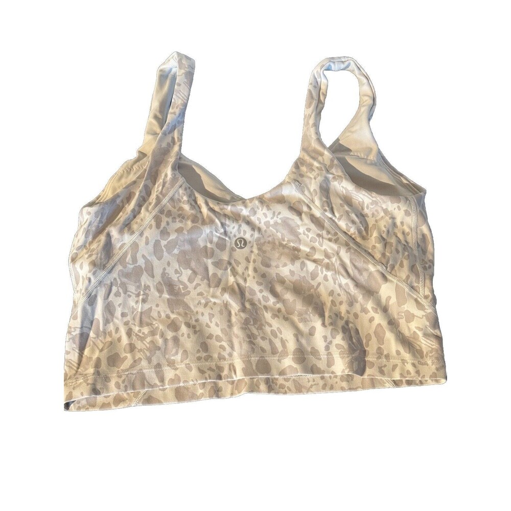 Lululemon Align Tank White Camo size 10 GUC